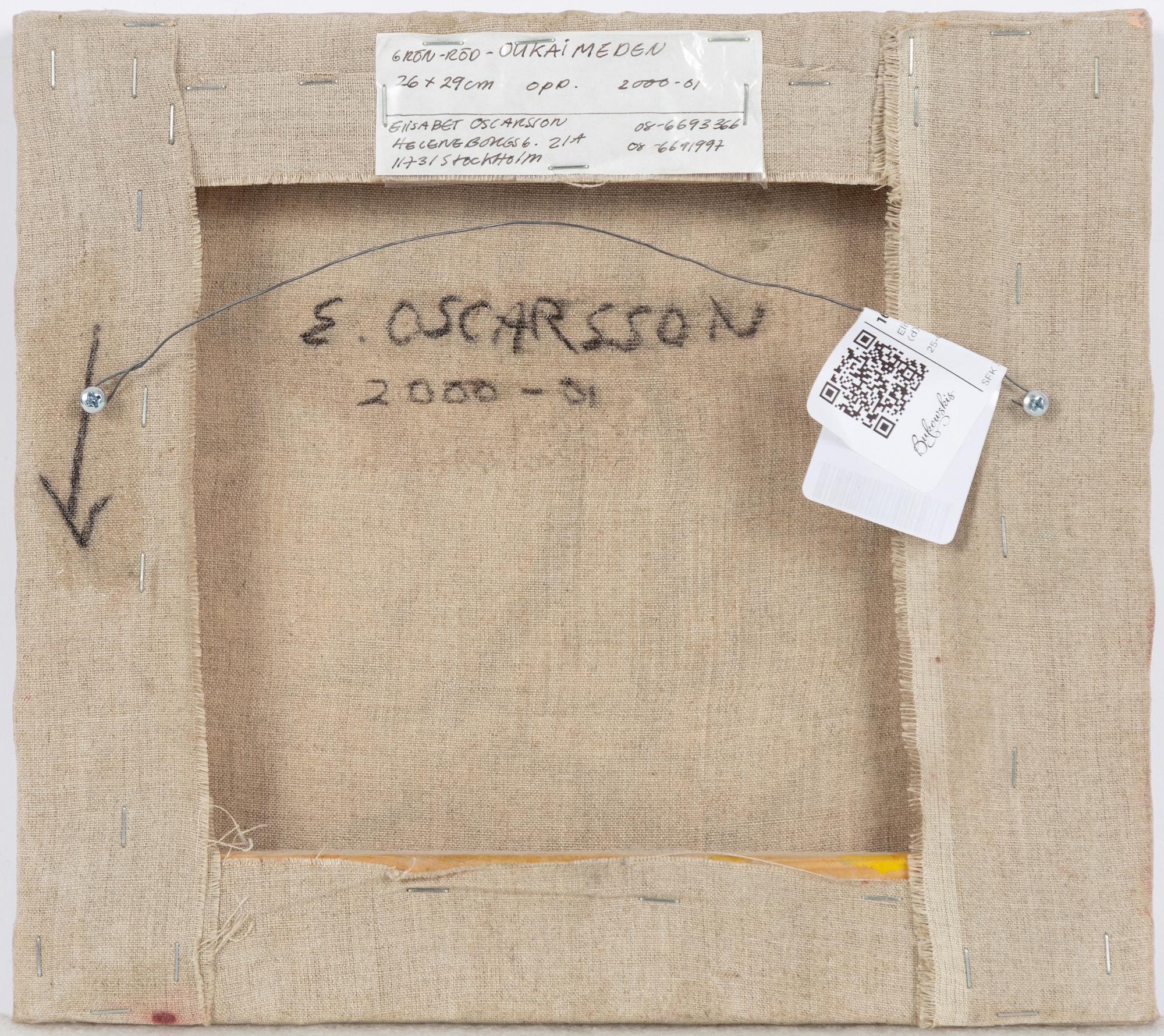 Elisabet Oscarsson, "Grön-Röd".
