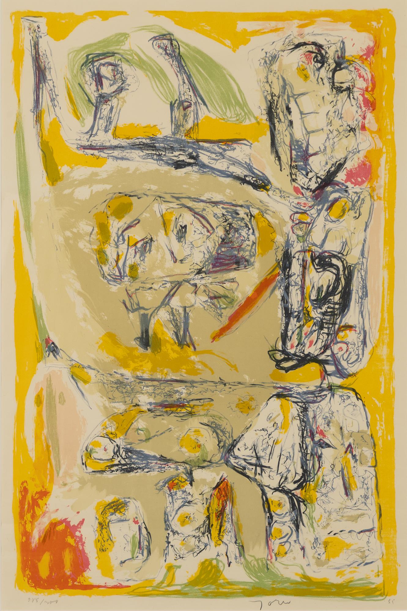 Asger Jorn, "Les Suedoises s'amusent"(The Swedish women are having fun).