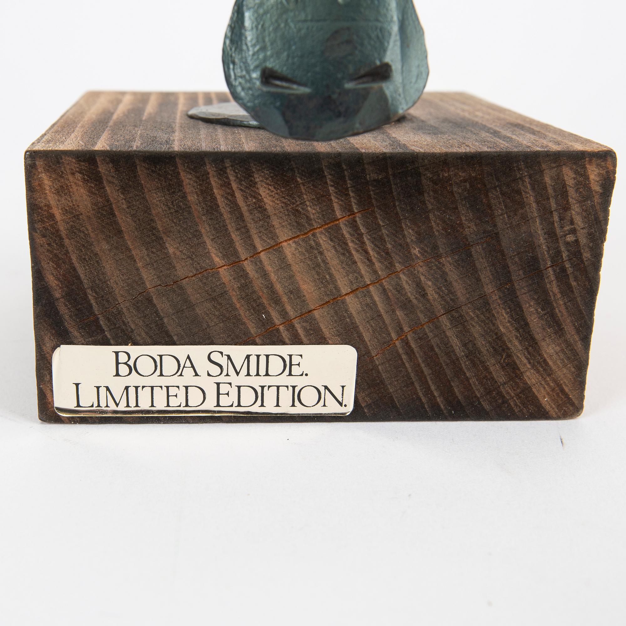 Bertil Vallien,  skulptur numrerad metall.