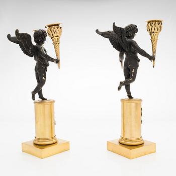 A pair of early 20th-century candelabras.
