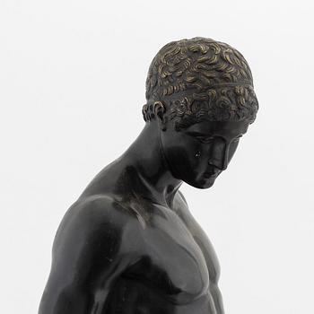 Unknown artist 20th century, after Antique model. Bronze, height 69 cm.