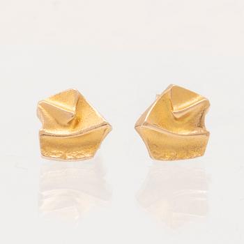 Björn Weckström, örhängen "Paio" 14K guld, Lapponia.