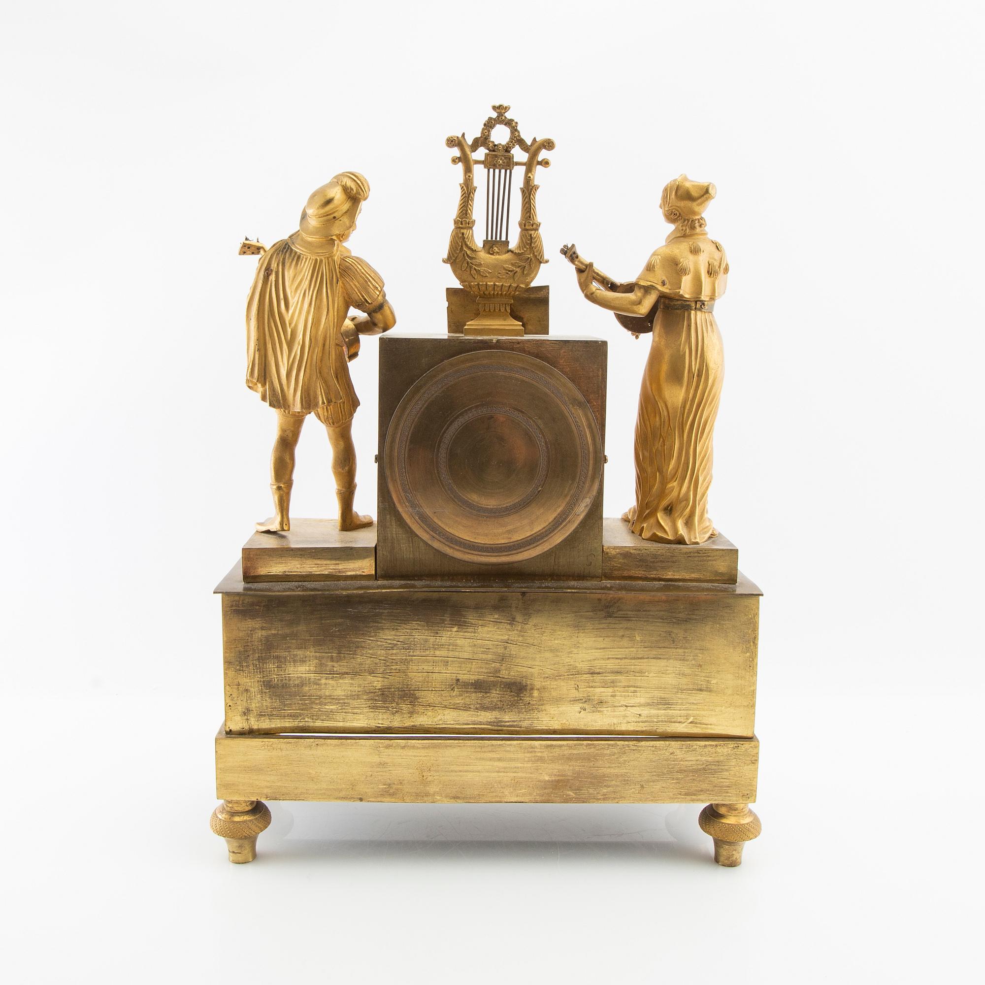 Table pendulum late Empire mid-19th century.