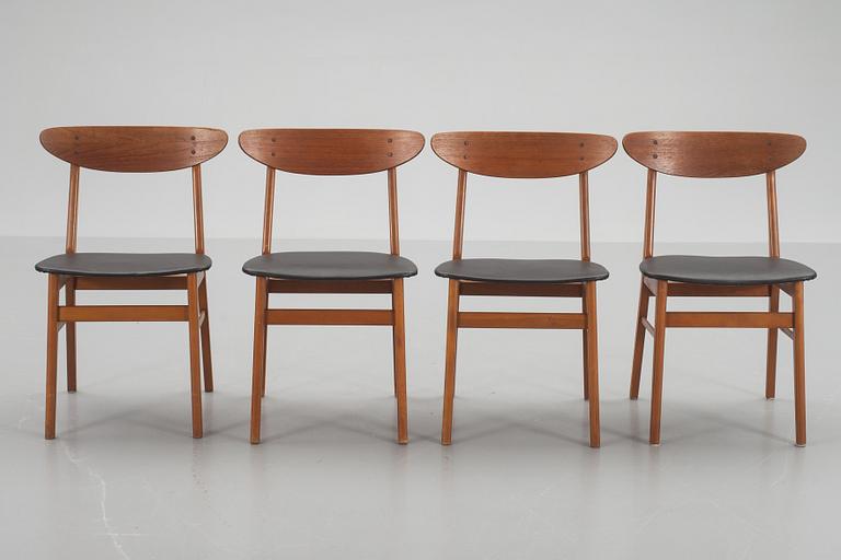 STOLAR, 4 stycken Farstrup, 1950/60-tal.