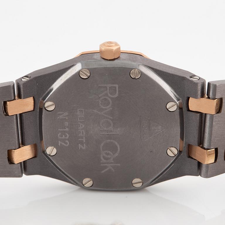 Audemars Piguet, Royal Oak, "Tantalum", wristwatch, 24.5 mm.