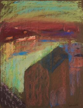 772. Isaac Grünewald, View over Katarinavägen.