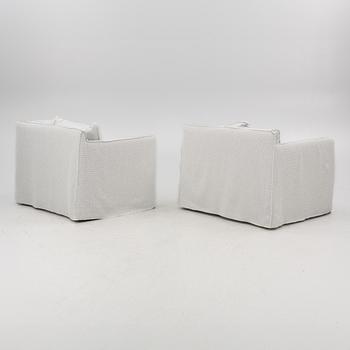 Paola Navone, fåtöljer för utomhusbruk, ett par, "Ghost Out", Gervasoni, Italien.