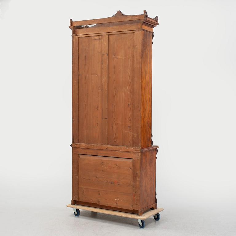 A book cabinet, 1870's.