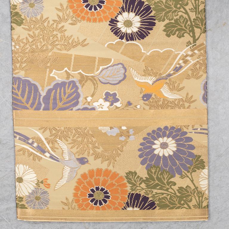 A Japanese Obi, 20th century.