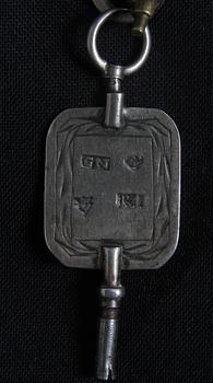 SPINDELUR, silver, sign Helmstine, Stockholm.