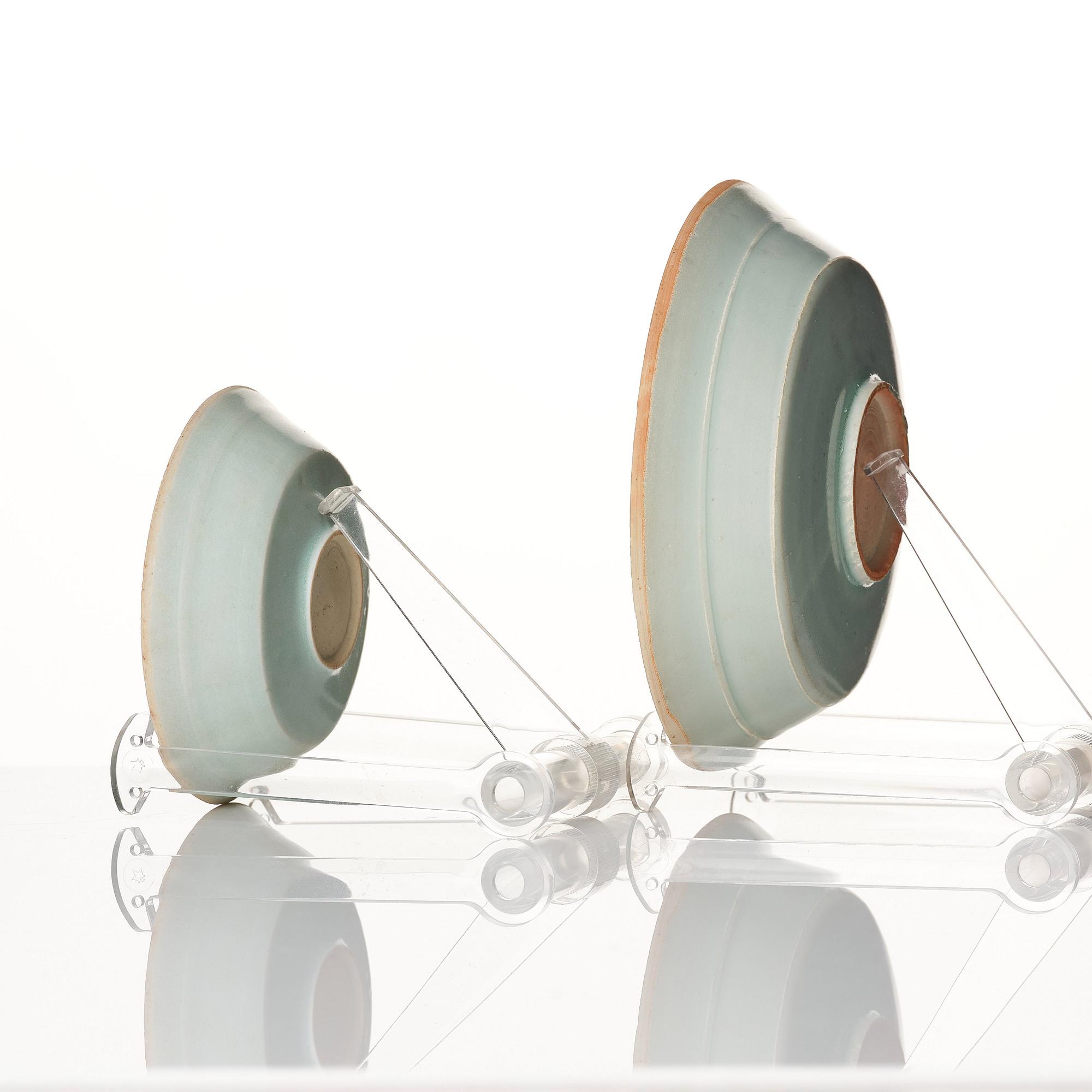 Two qingbai dishes, Song dynasty (960-1279).