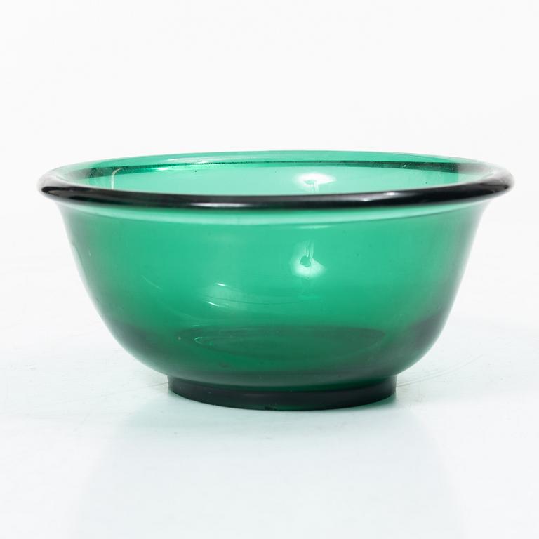 Josef Frank, Eleven lobster plates and eight bowls, Reijmyre/Gullaskruf for Svenskt Tenn, Sweden.