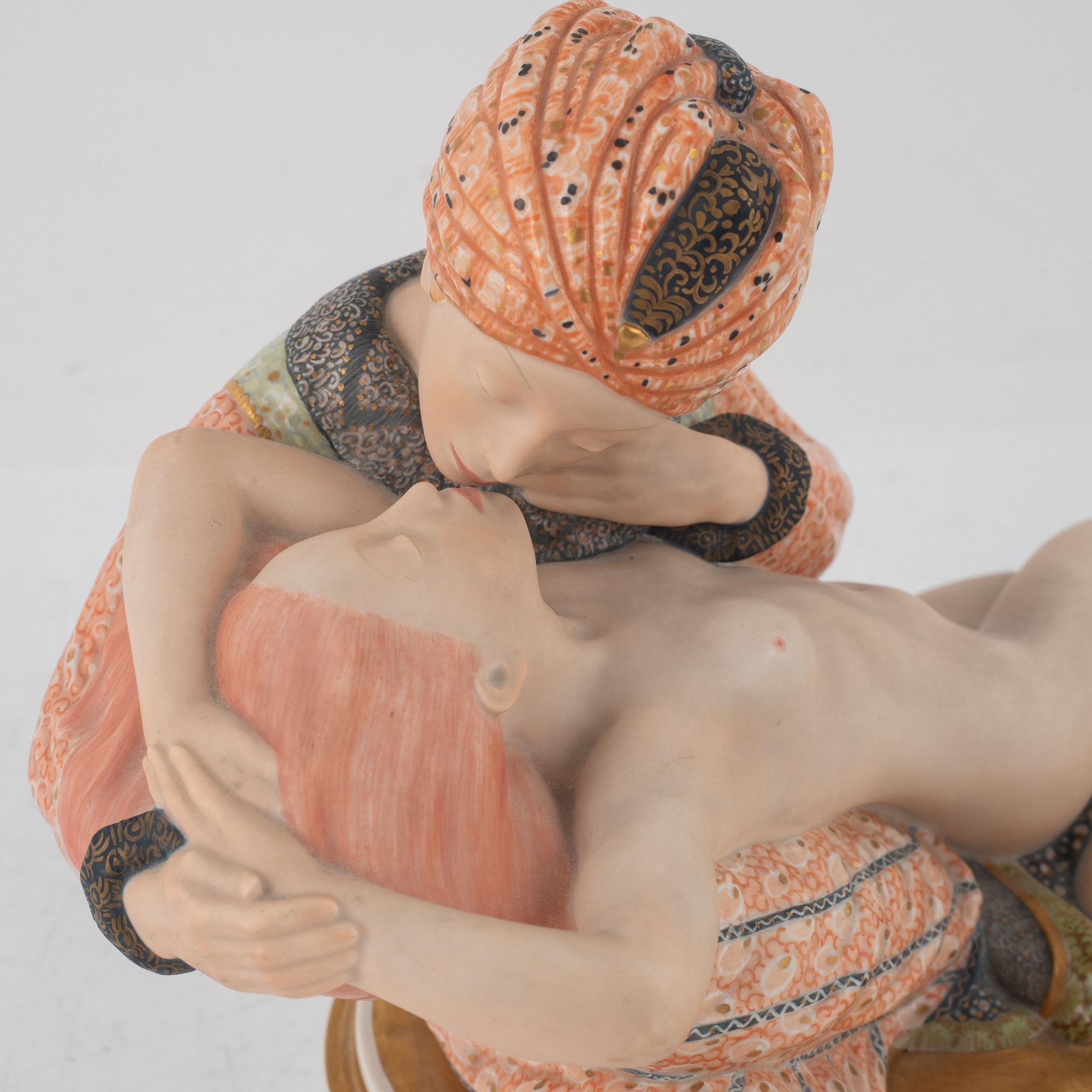 Gerhard Henning, a porcelain figurine, 'Eventyr III', Royal Copenhagen, Denmark.