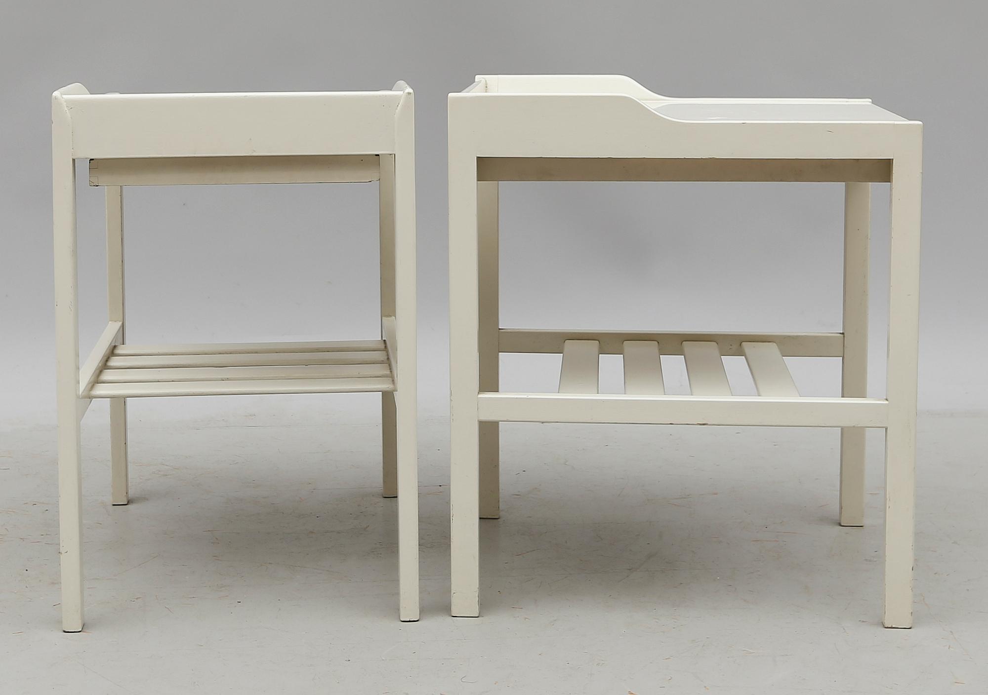 SÄNGBORD, 1 par, Bertil Fridhagen, Bodafors, 1960-tal.