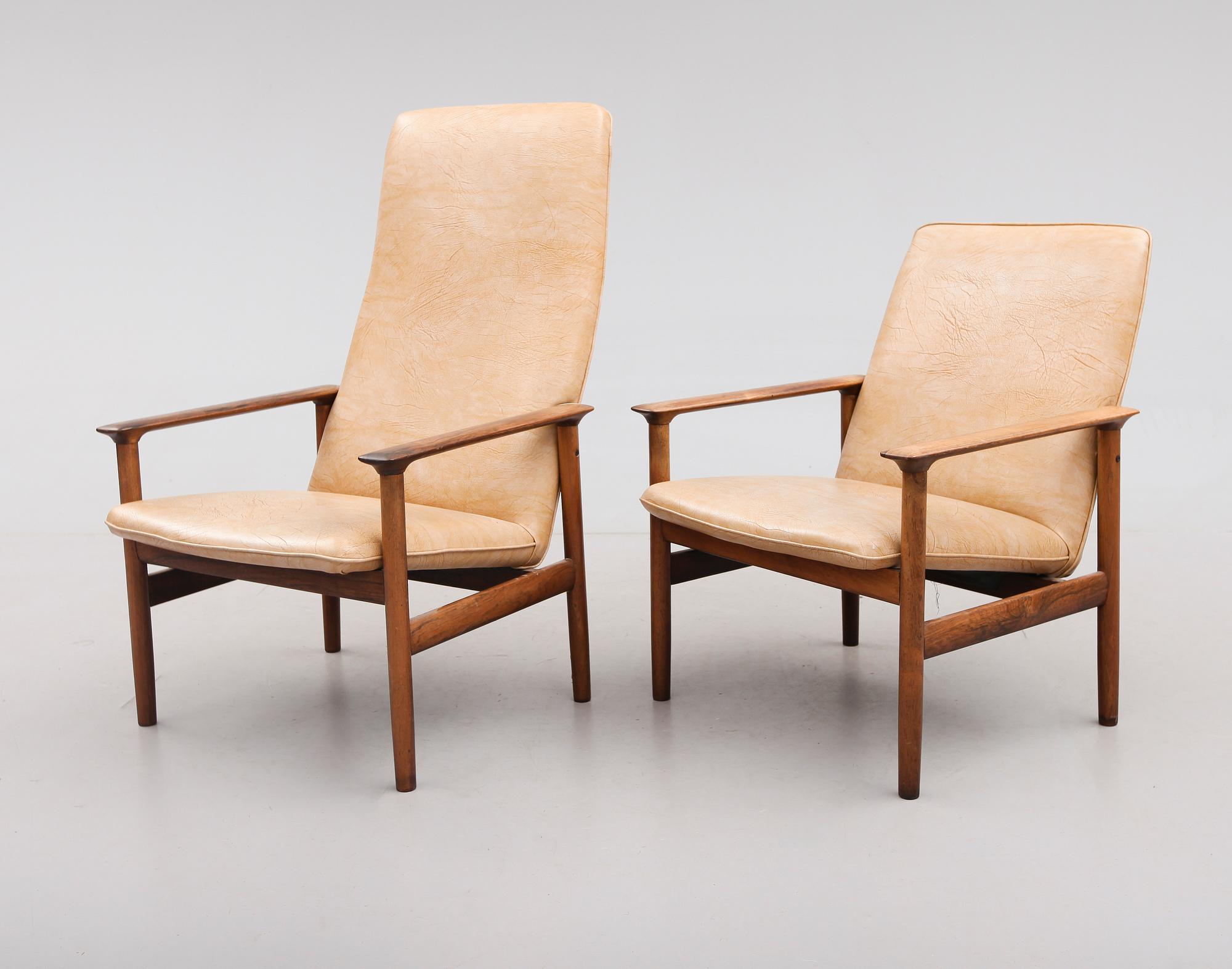 STOLAR, 1 par, herr och dam, 1960-/70-tal.