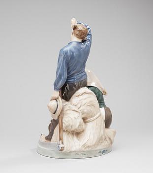 A Christian Thomsen porcelaine figure, Royal Copenhagen.