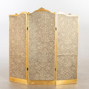 A Louis XVI-styel folding screen beginning of the 20th century.