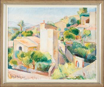 FRANS BERG, olja på duk, signerad och daterad 1925.