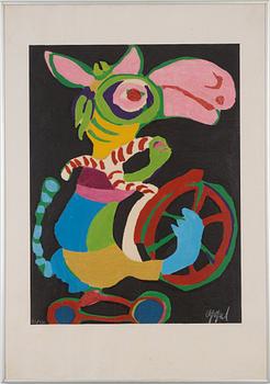 Karel Appel, carborundum etsning, signerad 83/130.