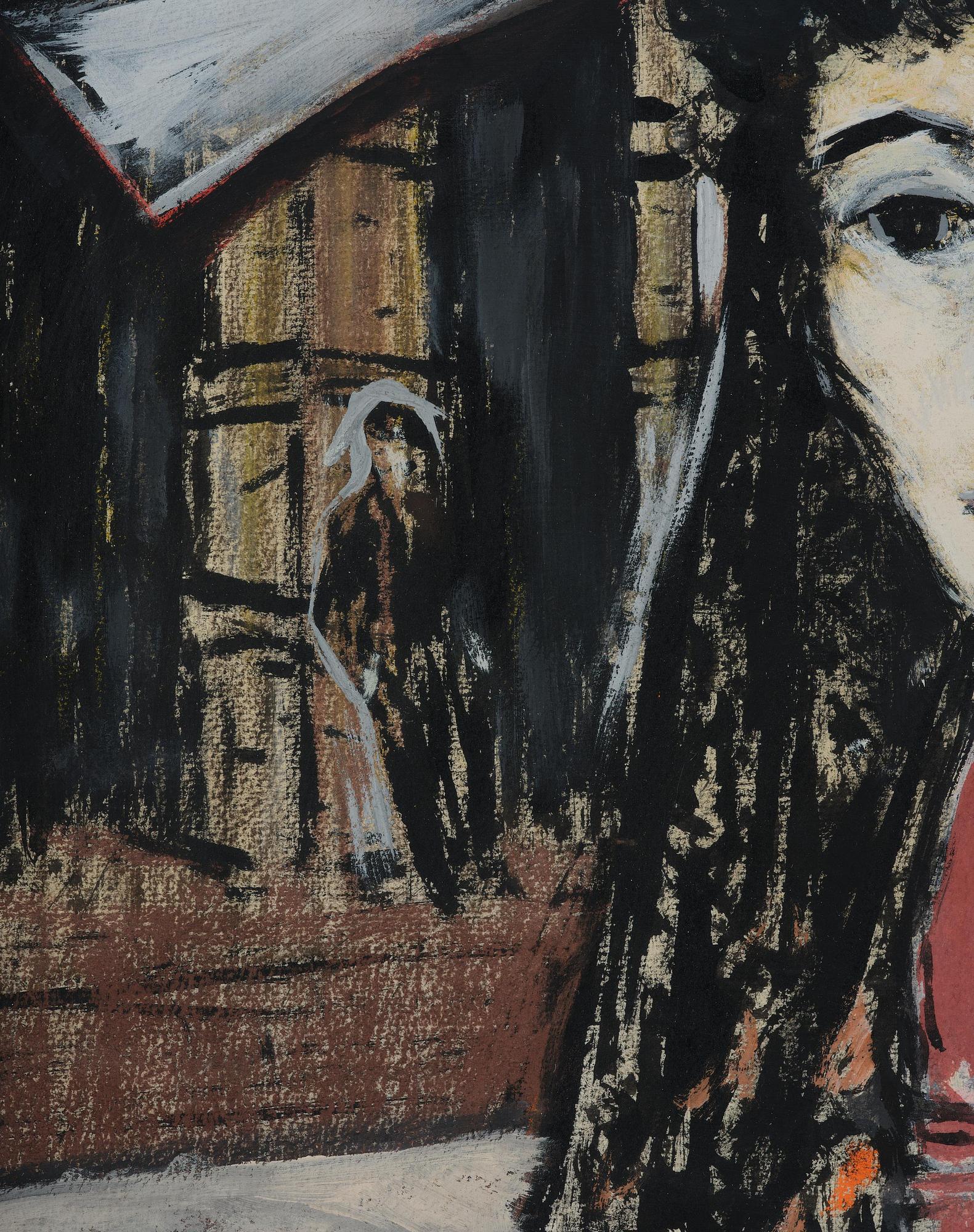 Endel Kõks, Lady with Birds.