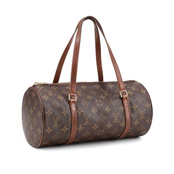 845. Louis Vuitton, LOUIS VUITTON, a monogram canva shoulder bag, "Papillon".