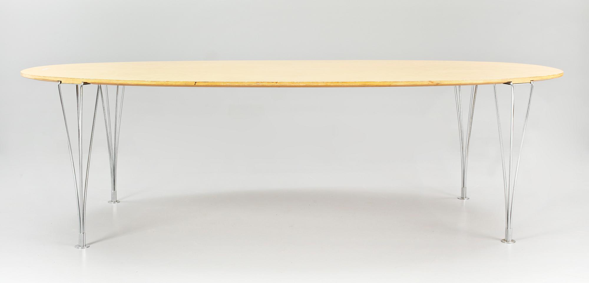 BORD, "Superellips", Bruno Mathsson och Piet Hein, Mathsson International AB, Värnamo.