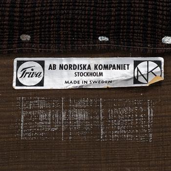 BENGT RUDA, fåtölj, "Domstolsfåtöljen", ur "Triva-serien", Nordiska Kompaniet, 1957.