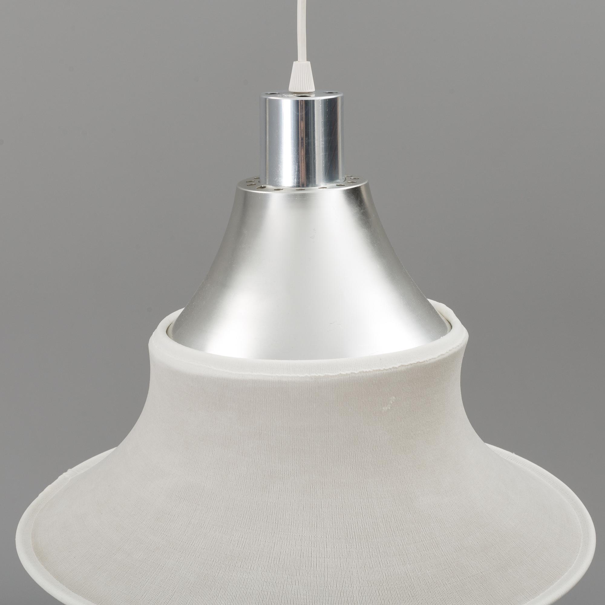 a 'Falkland' ceiling lamp by Bruno Munari, for Danese, Italy. Designed 1964.