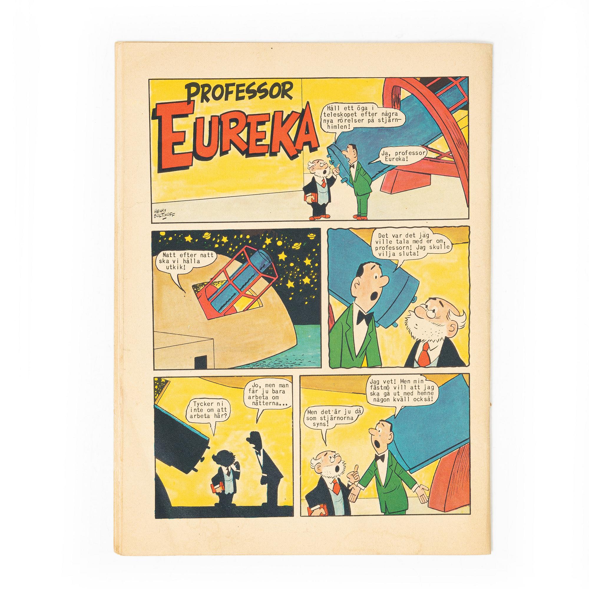 Comic book, “Stålpojken”, No 1.