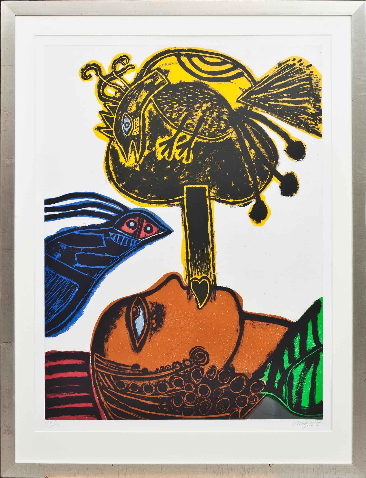 BEVERLOO CORNEILLE, aquatintgravyr i färg, signerad och numrerad 40/60.