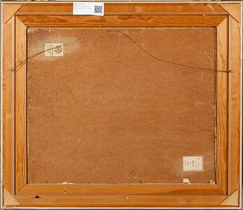 ALVAR JONSON, olja på pannå, signerad och daterad 47.