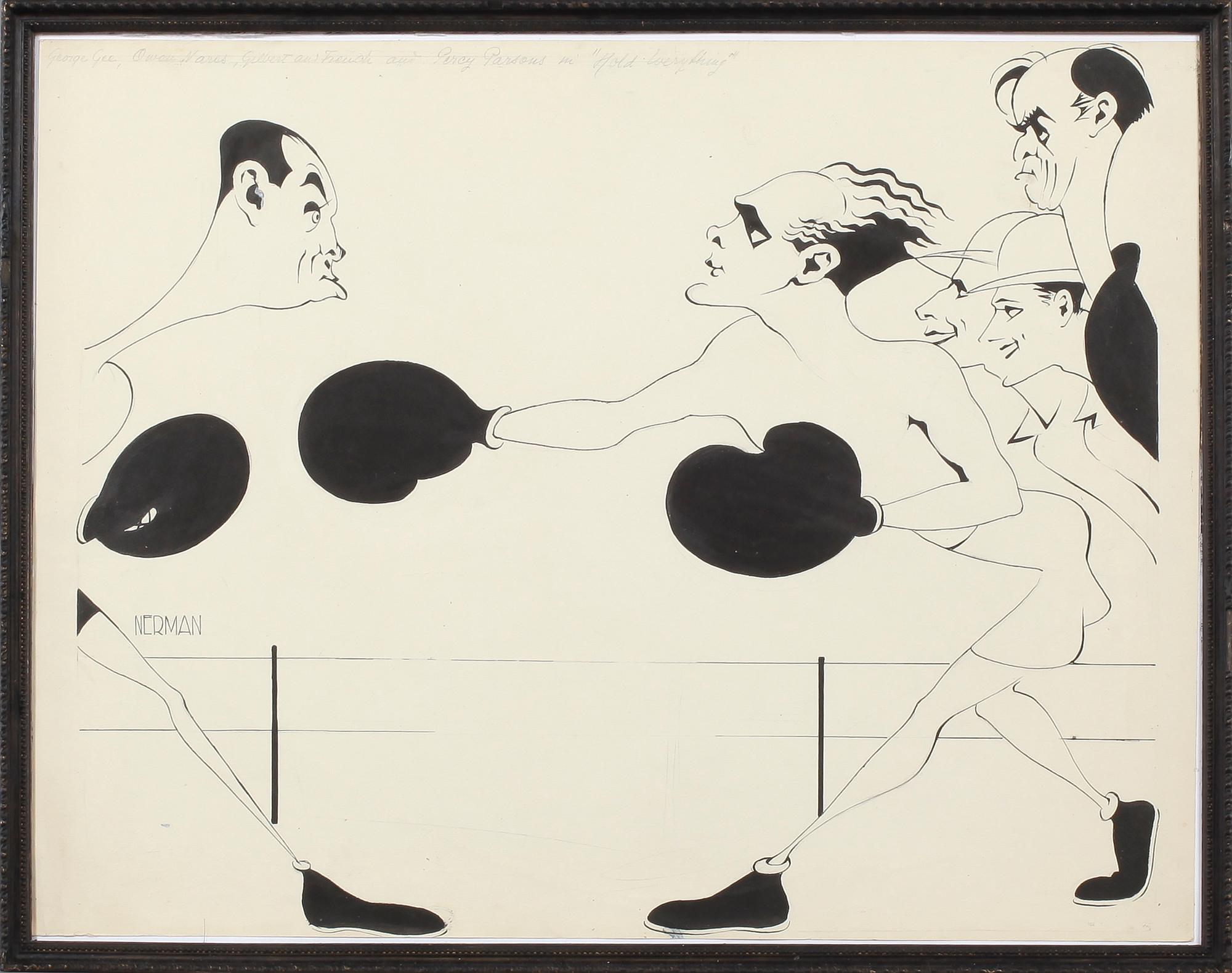 EINAR NERMAN, blandteknik, signerad.