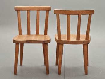 STOLAR, 8 st, "Utö", Axel Einar Hjorth, Nordiska Kompaniet, 1930-tal.