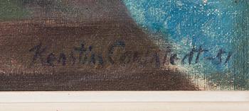 Kerstin Carlstedt, Still life with flowers.