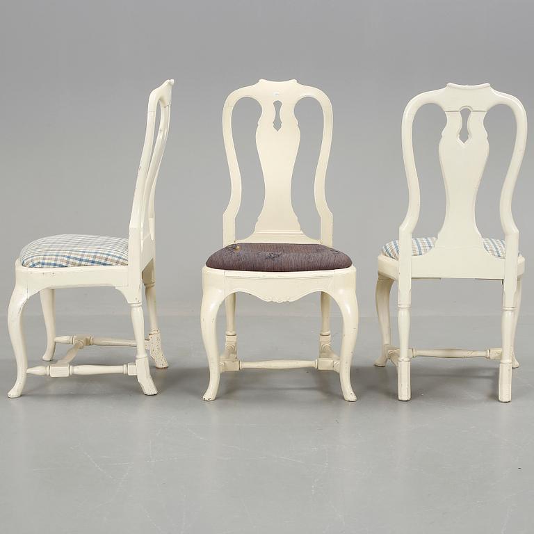 MATSALSSTOLAR, 12 st, rokokostil, 1910-20-tal.