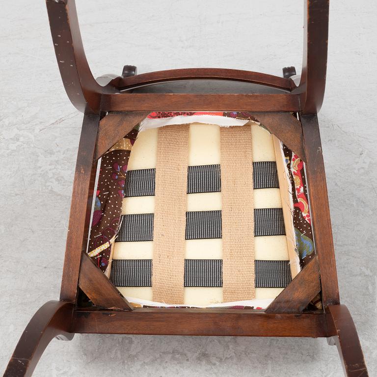 A set of six mahogany chairs from Beavan Funnel Ltd. England, 20th Century.