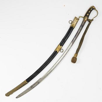 A Swedish officer's sabre from around the year 1800.