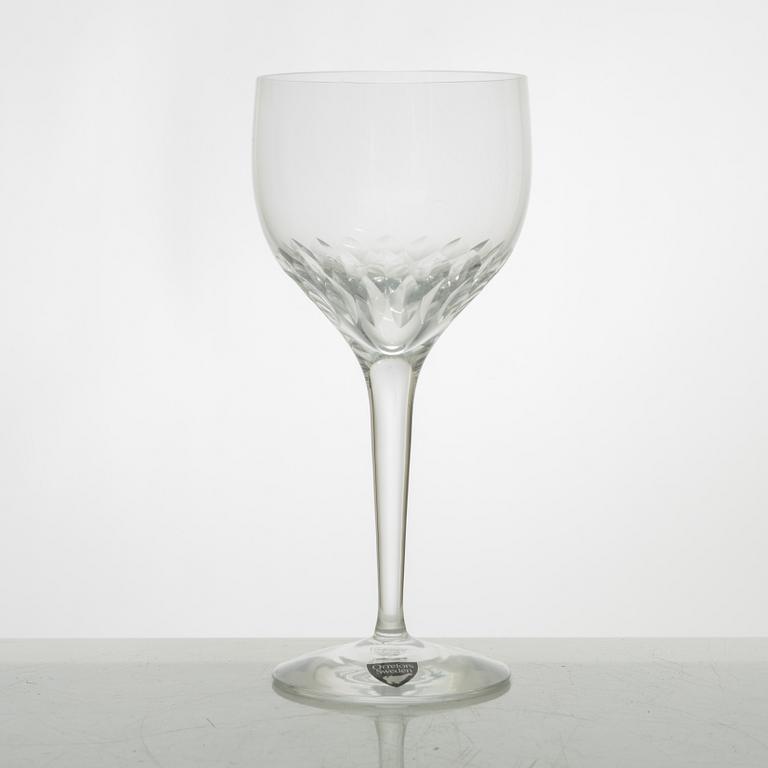 Nils Landberg, a 69-piece 'Prelude' glass service, Orrefors.