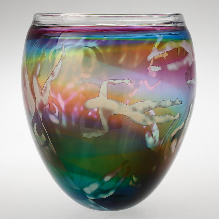 VAS, glas, Maja Cunningham, Erikshyttan. Signerad.