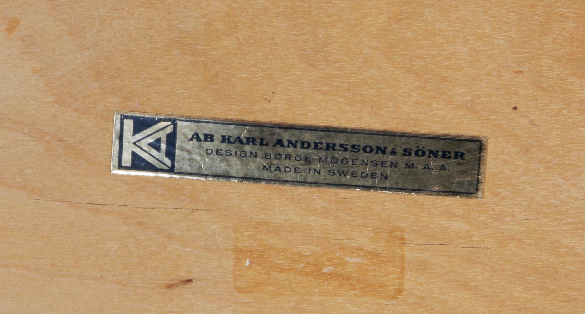 STOLAR, 4 st, "Öresund", Börge Mogensen.