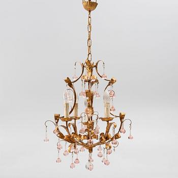 A chandelier, probably Italy, mid-20th Century.