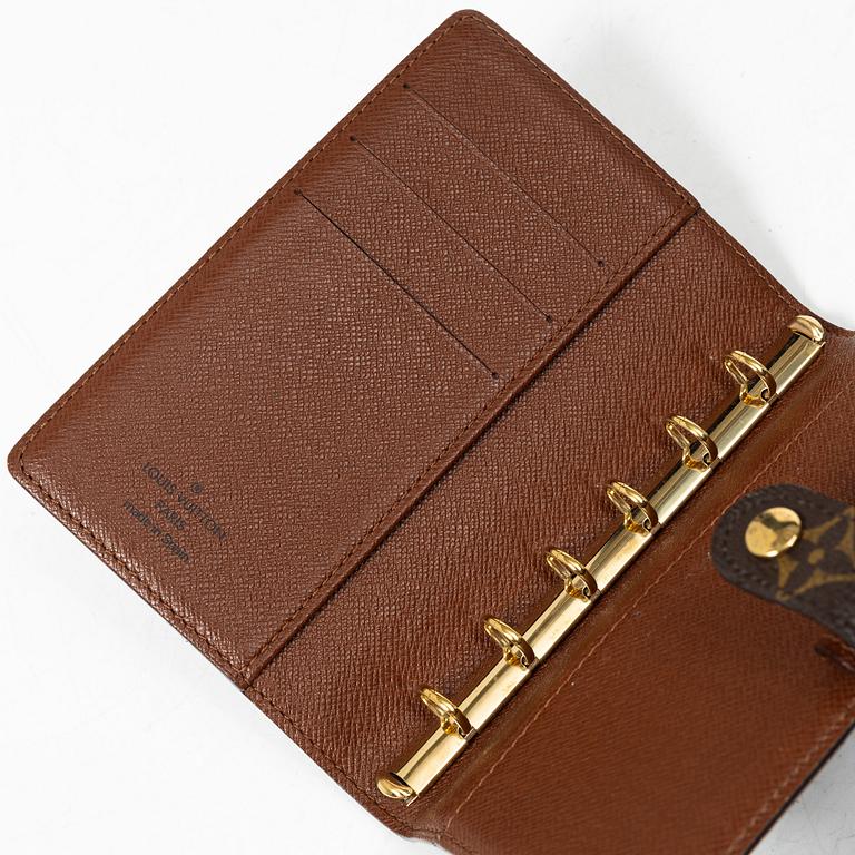 Louis Vuitton, case for agenda and key holder.