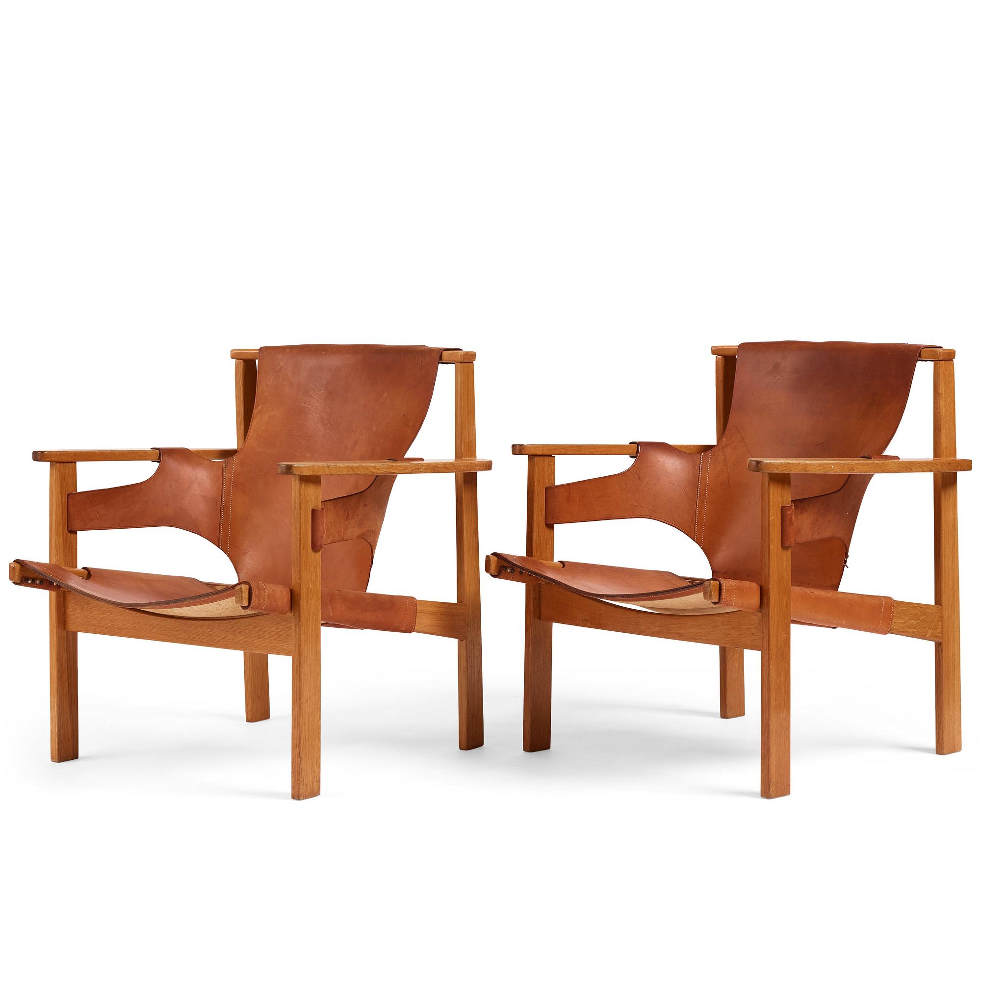 Carl-Axel Acking, A pair of 'Trienna' armchairs, 1950-60s.