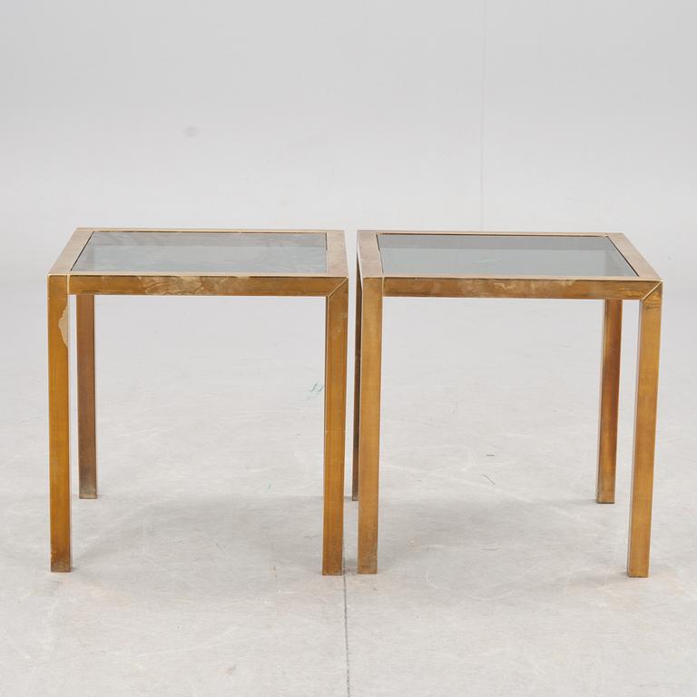 SOFFBORD, ett par, Glasmäster i Markaryd.