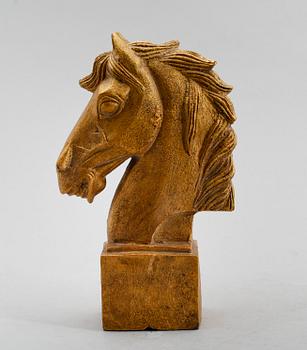SKULPTUR, järn, Kina, 1900-/2000-tal.