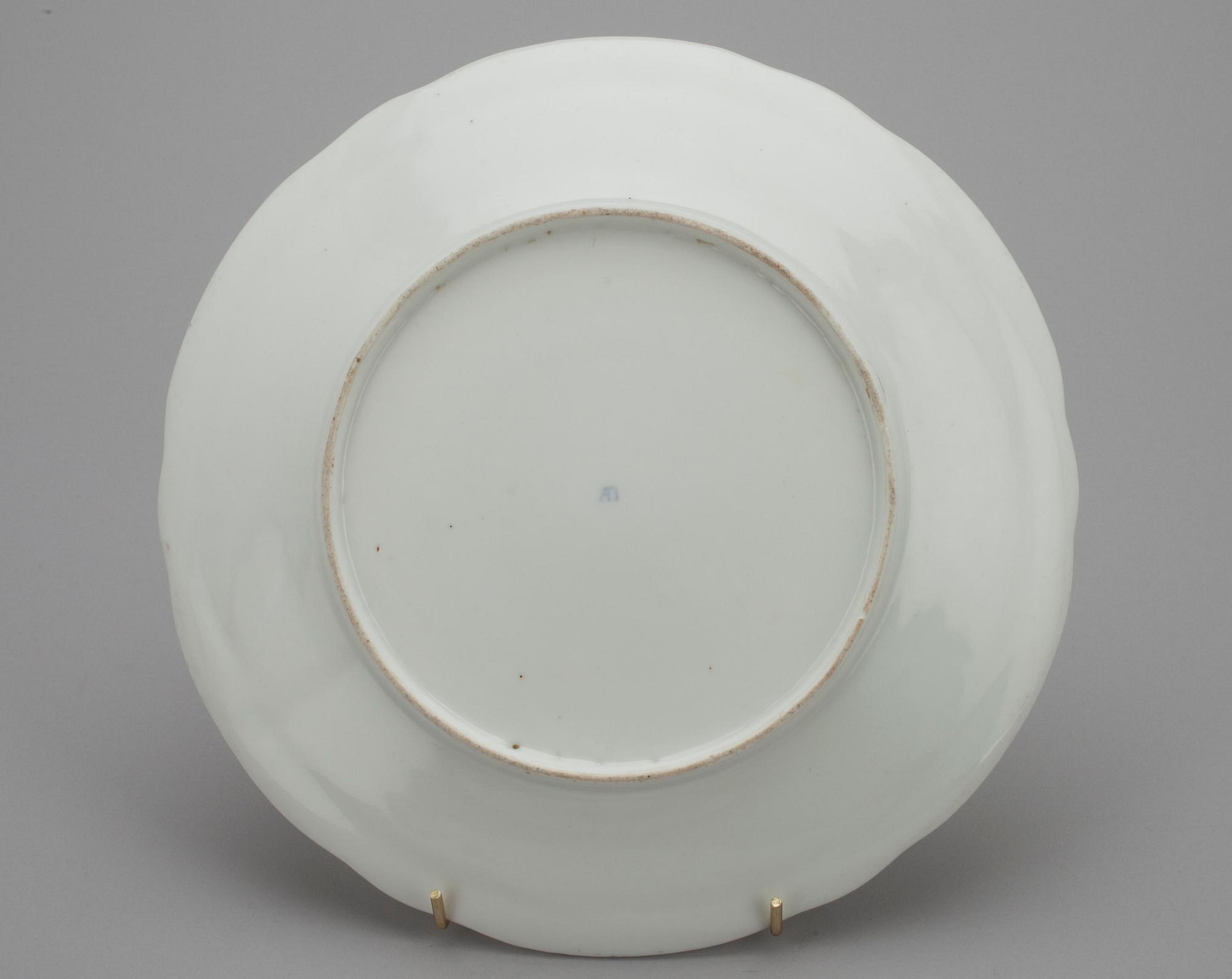TALLRIK, porslin, Popov 1810-1820, Ryssland.