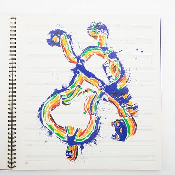 Art books 6 pcs; 3 x Arman, 2 x Wunderlich, 1 x Cesar (signed).