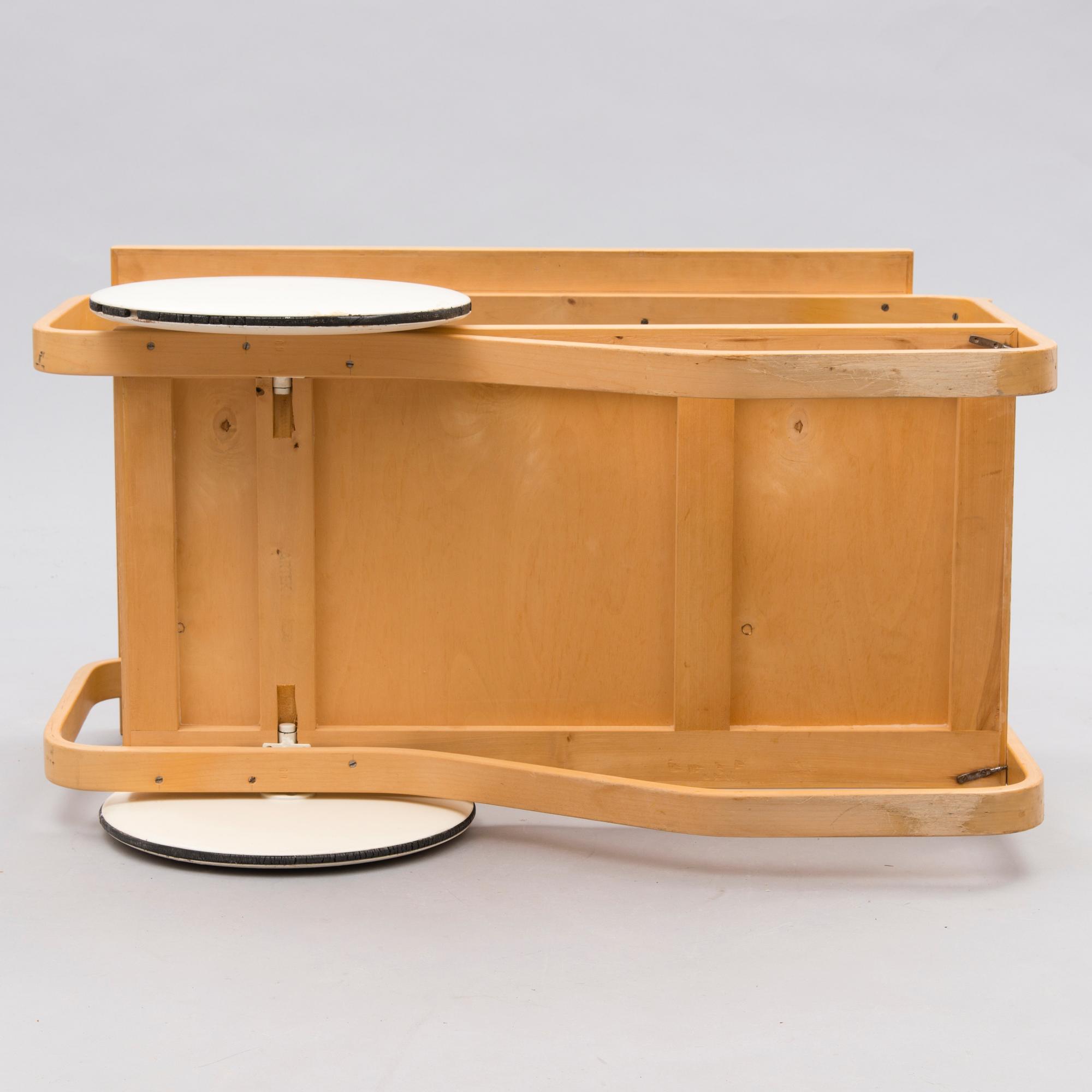 ALVAR AALTO, tarjoiluvaunu, malli 901, Artek 1960-luvun loppu.