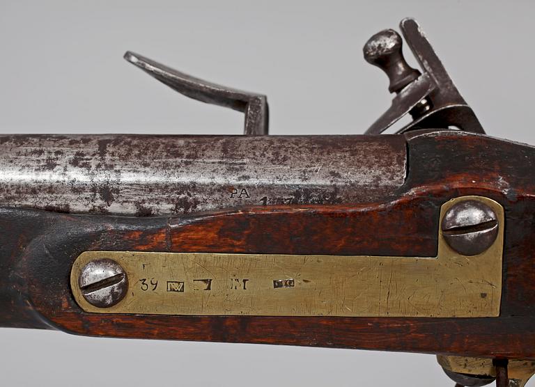 FLINTLÅSGEVÄR, m/1791.