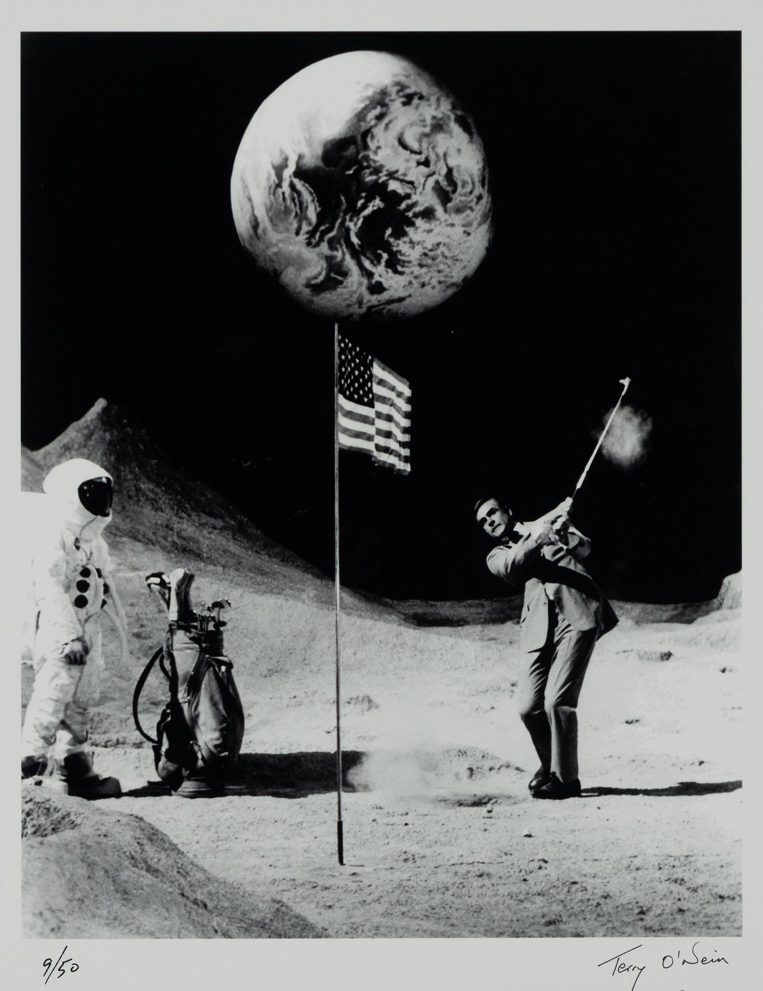 Terry O'Neill, "Sean Connery as James Bond on The Moon", 1971.